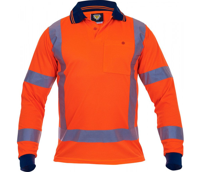 Caution TTMC-W17 L/S Microfibre Polo